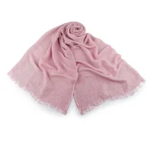 Šátek / šála s flitry 80x185 cm pudrová 1 ks