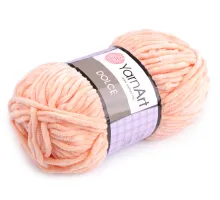 Pletací žinylková příze Dolce 100 g meruňková 1 ks