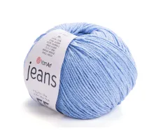 Pletací příze Gina / Jeans 50 g modrá světlá 1 ks
