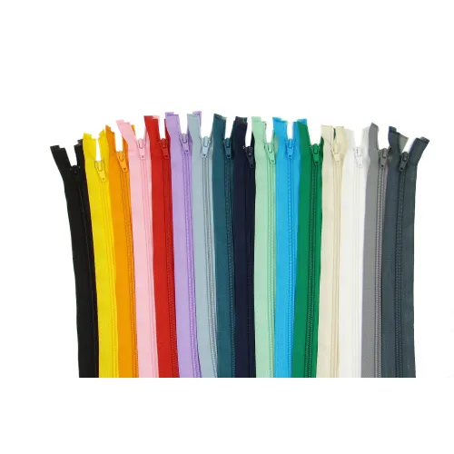 Zdrhovadlo zip plastový 45cm dělitelný šíře 6mm