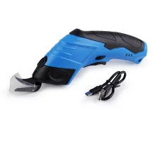 Krejčovské nůžky bezdrátové, na dobíjení modrá 1 ks