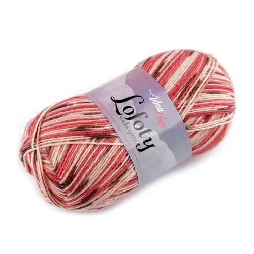 Pletací příze Lofoty samovzorovací / ponožkovka 100 g