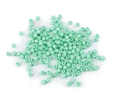 Plastové korálky Color Ø4 mm mint 20 g