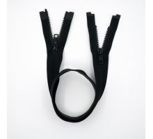 YKK Zip kostěný dělitelný dvoucestný VISLON® 70cm černá