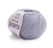Pletací příze Gina / Jeans 50 g šedá holubí 1 ks