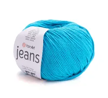 Pletací příze Gina / Jeans 50 g tyrkysová 1 ks