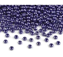 Rokajl Preciosa perleť 10/0 - 2,3 mm modrá tmavá 20 g