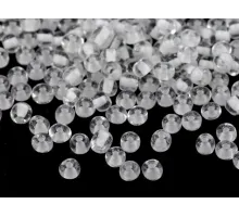 Rokajl 6/0 - 4 mm s průtahem, zářivé barvy bílá 450 g