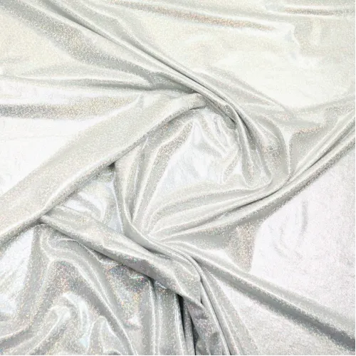 Zbytek - Plavkovina bílá - holografický tisk