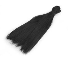 Paruka / vlasy pro panenky 20 cm černé