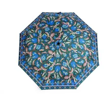 Dámský skládací vystřelovací deštník zelená tmavá 1 ks