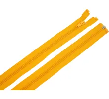 Zdrhovadlo zip plastový 45cm dělitelný šíře 6mm oranžová