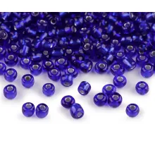 Rokajl 6/0 - 4 mm s průtahem modrá tmavá 450 g