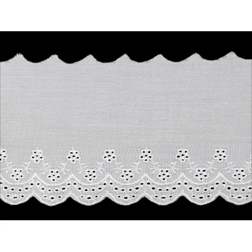 Madeira - štykování šíře 11 cm bílá 13.5 m