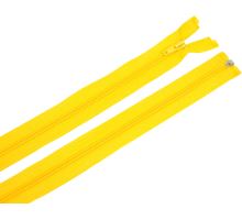 Zdrhovadlo zip plastový 45cm dělitelný šíře 6mm kanárkově žlutá