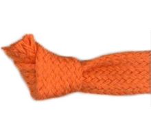 Bavlněná oděvní šňůra 5,3mm 5m na kartě oranžová