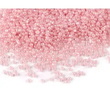 Rokajl 15/0 - 1,5 mm perleťový, neprůhledný růžová sv. 450 g
