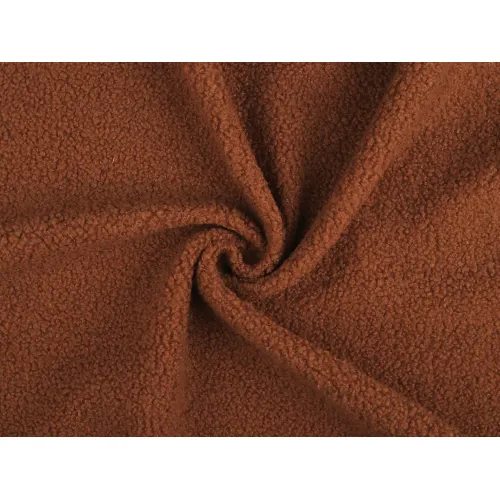 Teddy plyšová látka oděvní / dekorační