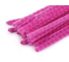 Chlupaté modelovací drátky O6 mm délka cca 30 cm fialová-růžová