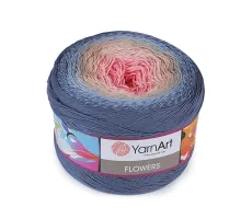 Pletací příze Flowers 250 g lososová světlá 1 ks