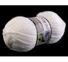 Pletací příze Alpine maxi 250 g bílá 1 ks