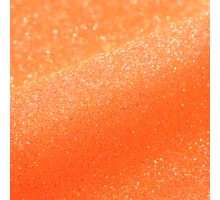 Nažehlovací glitrová fólie na textil 15x25cm neonově oranžová