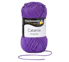 Bavlněná příze catania fialová 113