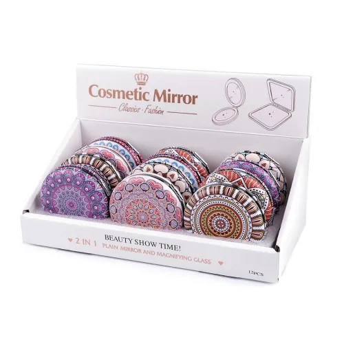 Kosmetické zrcátko mandala