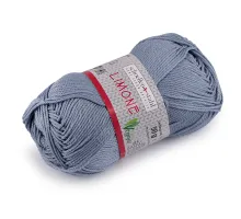 Bavlněná pletací příze Limone 50 g modrá jemná 1 ks