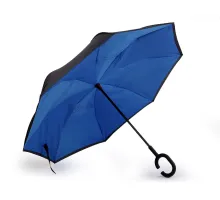 Obrácený deštník dvouvrstvý modrá 1 ks