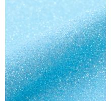 Nažehlovací glitrová fólie na textil 30x50cm neonově modrá