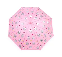 Dětský deštník kouzelný cupcakes, příšerky, auta růžová sv. 1 ks