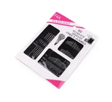 Sada ručních jehel + navlékač nikl 1 karta