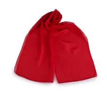 Letní šátek / šála, lehký 45x155 cm červená 1 ks