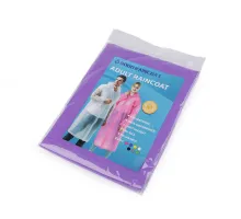 Pláštěnka pro dospělé pevná fialová 1 ks