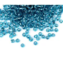 Rokajl 12/0 - 2 mm s průtahem modrá 450 g