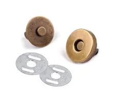 Magnetické zapínání Ø14 mm staromosaz