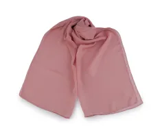 Letní šátek / šála, lehký 45x155 cm starorůžová sv. 1 ks
